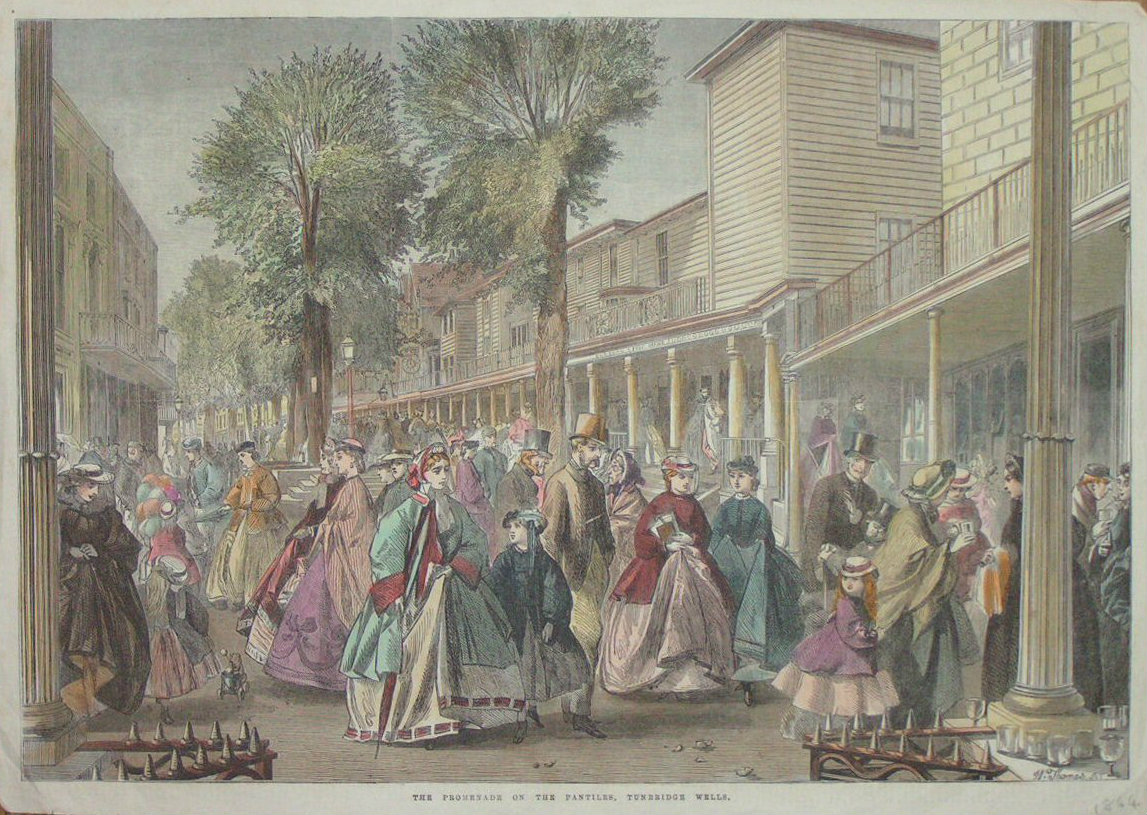 Wood - The Promenade on the Pantiles, Tunbridge Wells - Thomas